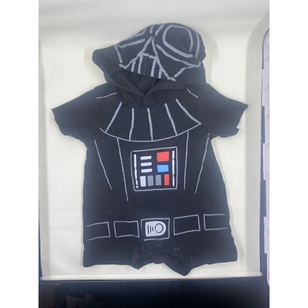Star Wars Baby Boys Costume Darth Vader Bodysuit WITH HOOD